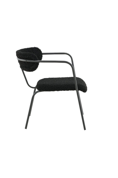Duffy Sessel - schwarz/Polyester - Teddy - Sessel - ALVAHOME