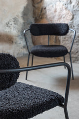 Duffy Sessel - schwarz/Polyester - Teddy - Sessel - ALVAHOME
