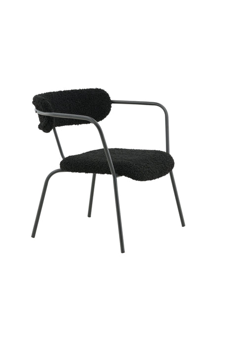 Duffy Sessel - schwarz/Polyester - Teddy - Sessel - ALVAHOME