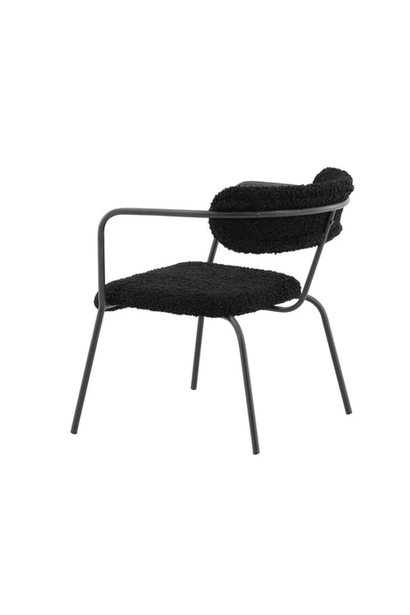 Duffy Sessel - schwarz/Polyester - Teddy - Sessel - ALVAHOME