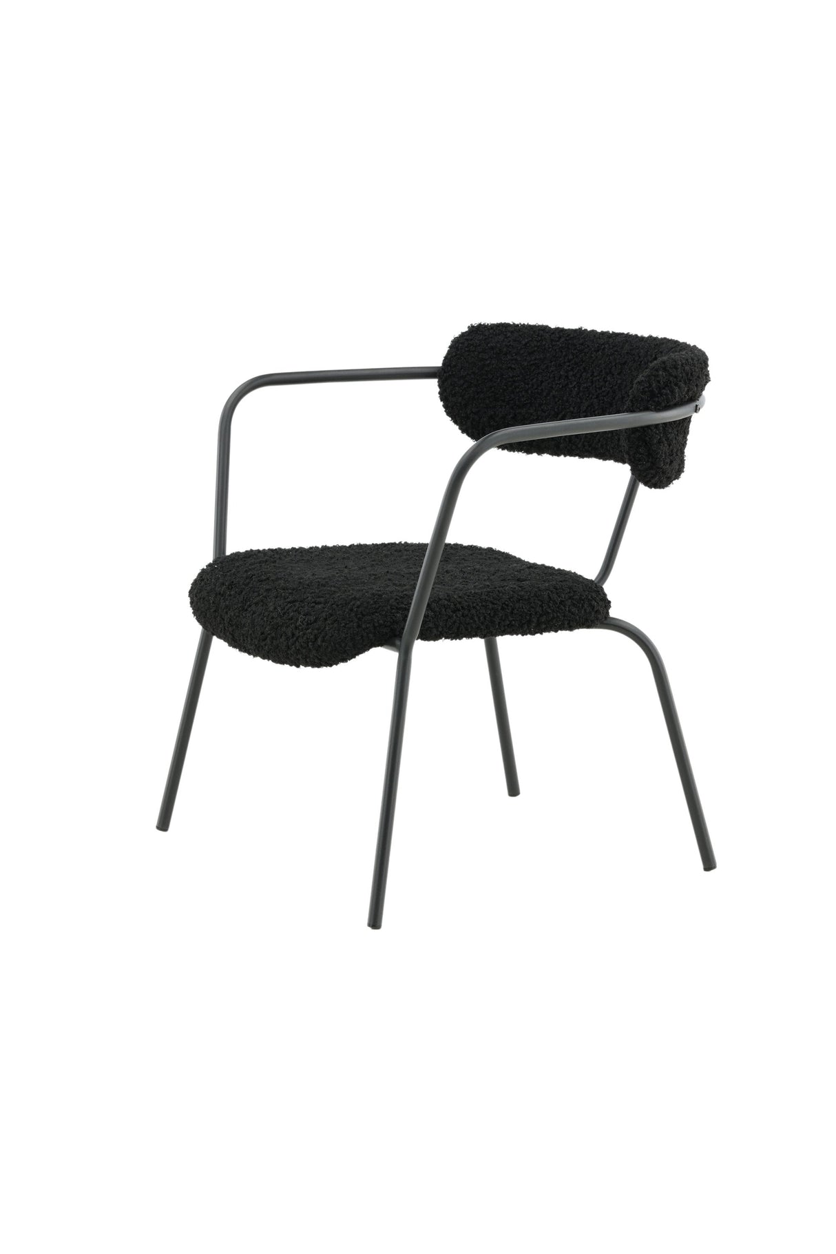 Duffy Sessel - schwarz/Polyester - Teddy - Sessel - ALVAHOME
