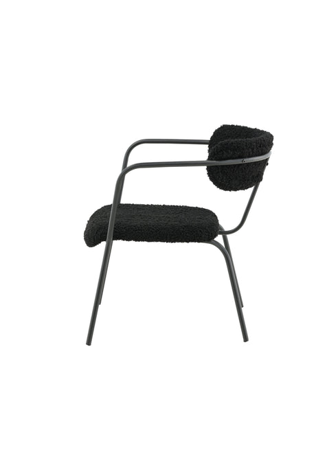Duffy Sessel - schwarz/Polyester - Teddy - Sessel - ALVAHOME
