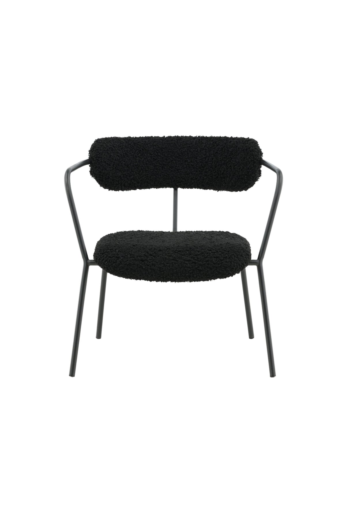 Duffy Sessel - schwarz/Polyester - Teddy - Sessel - ALVAHOME