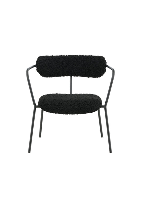 Duffy Sessel - schwarz/Polyester - Teddy - Sessel - ALVAHOME