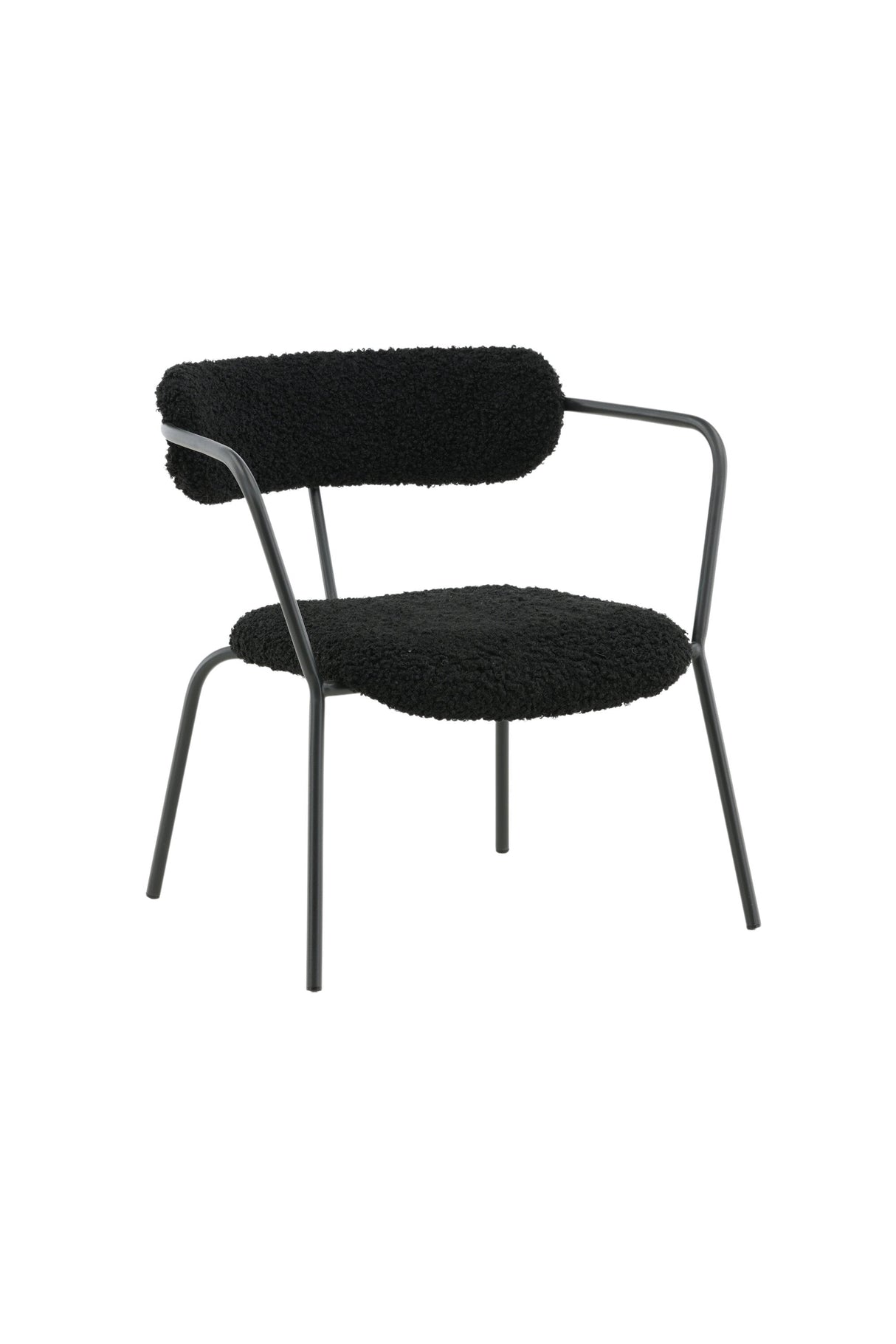 Duffy Sessel - schwarz/Polyester - Teddy - Sessel - ALVAHOME