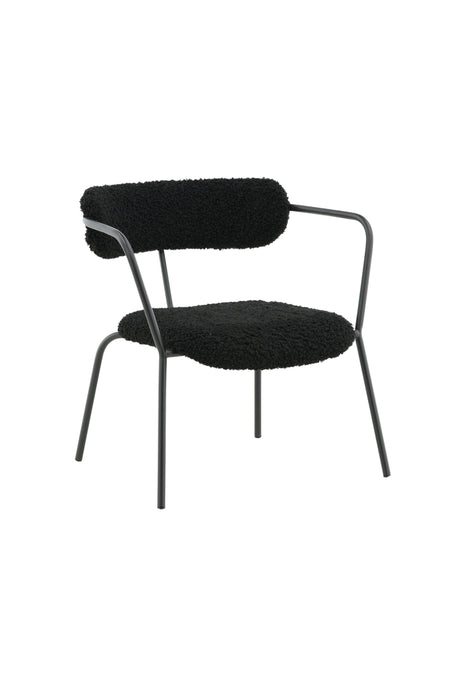 Duffy Sessel - schwarz/Polyester - Teddy - Sessel - ALVAHOME