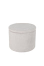 Dunken Pouf - greige/Polyester - Teddy - Ottomane / Poufs - ALVAHOME