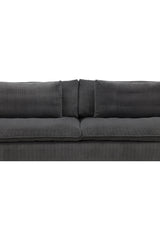 Durham 3 - Sitzer Sofa - dunkelgrau/Polyester - 3 - Sitzer Sofas - ALVAHOME