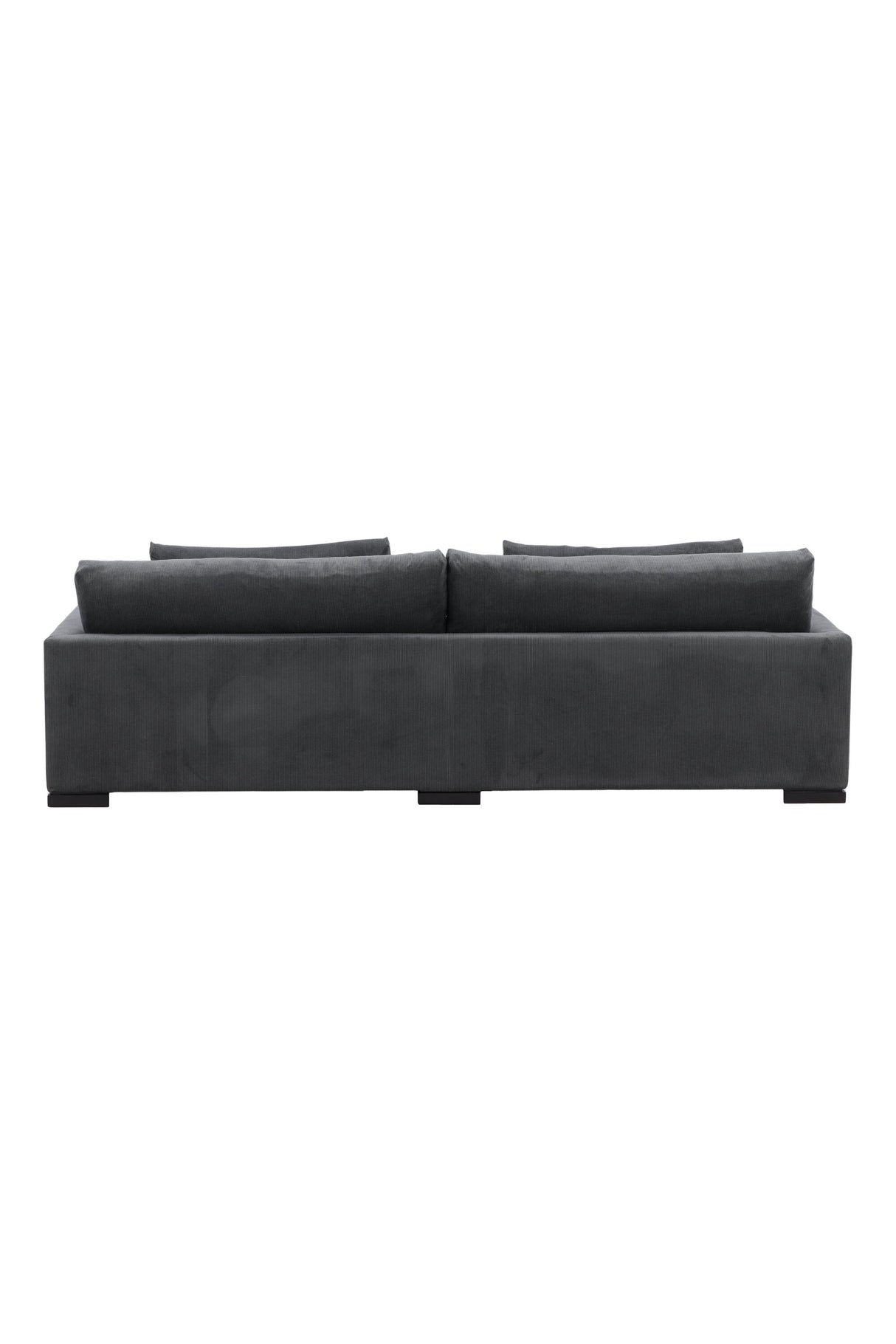 Durham 3 - Sitzer Sofa - dunkelgrau/Polyester - 3 - Sitzer Sofas - ALVAHOME