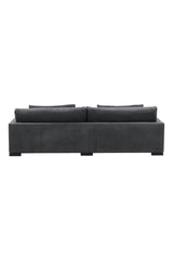 Durham 3 - Sitzer Sofa - dunkelgrau/Polyester - 3 - Sitzer Sofas - ALVAHOME