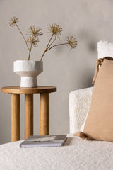 Duxbury Beistelltisch - braun/Gummi - Holz - Beistelltische - ALVAHOME