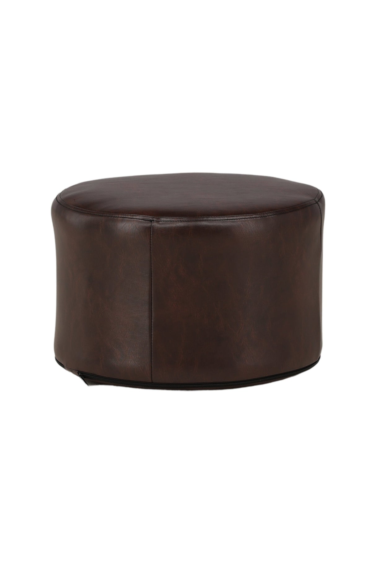Eastport Pouf - braun/PU - Ottomane / Poufs - ALVAHOME