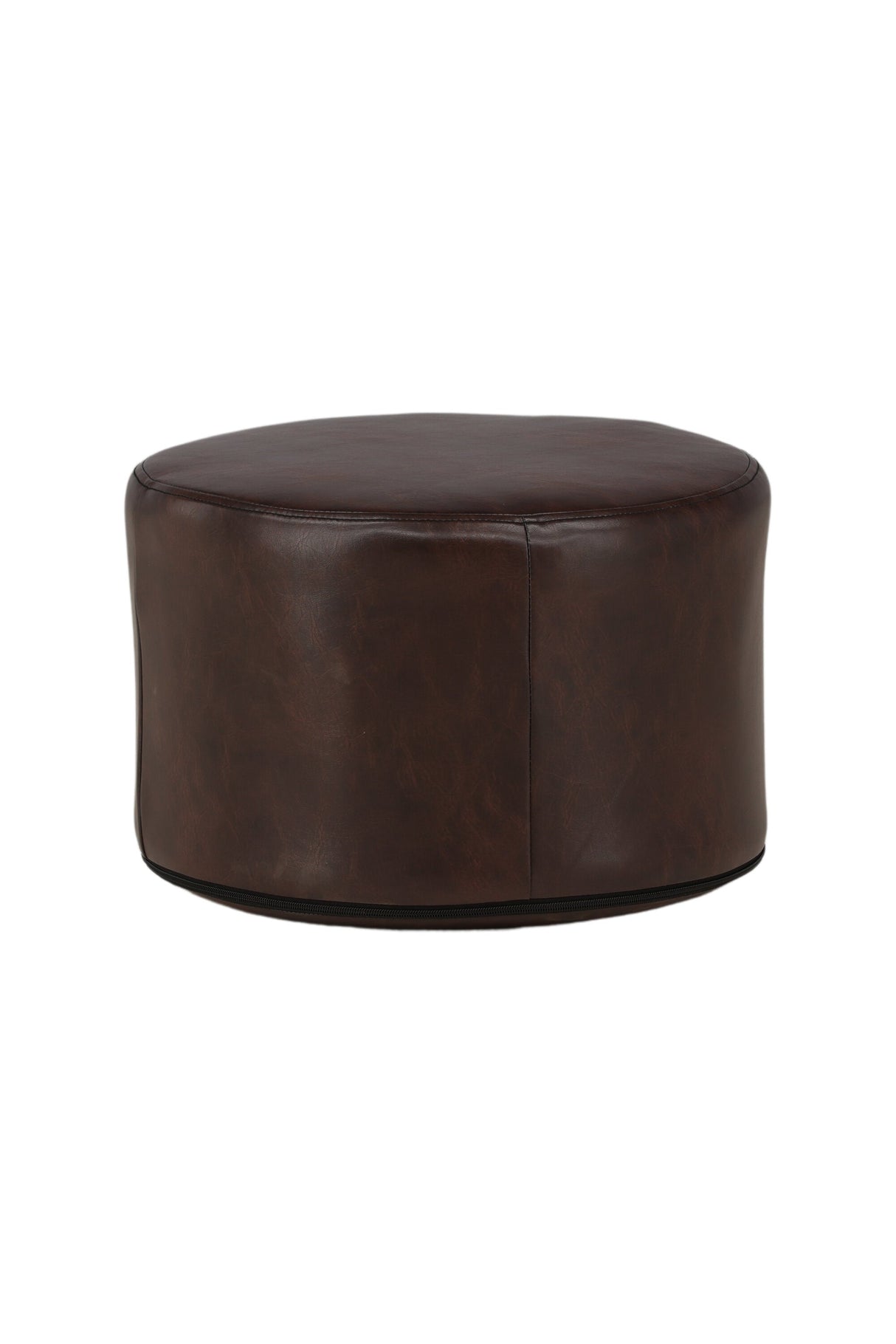Eastport Pouf - braun/PU - Ottomane / Poufs - ALVAHOME