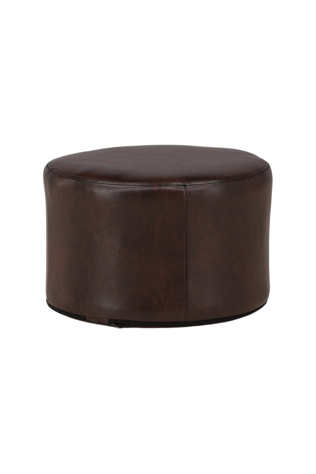 Eastport Pouf - braun/PU - Ottomane / Poufs - ALVAHOME