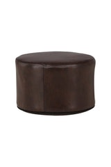 Eastport Pouf - braun/PU - Ottomane / Poufs - ALVAHOME