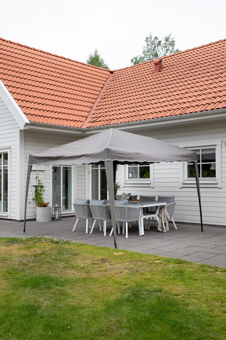 Easy Up Pavillion - braun/Polyester - Pavillions - ALVAHOME