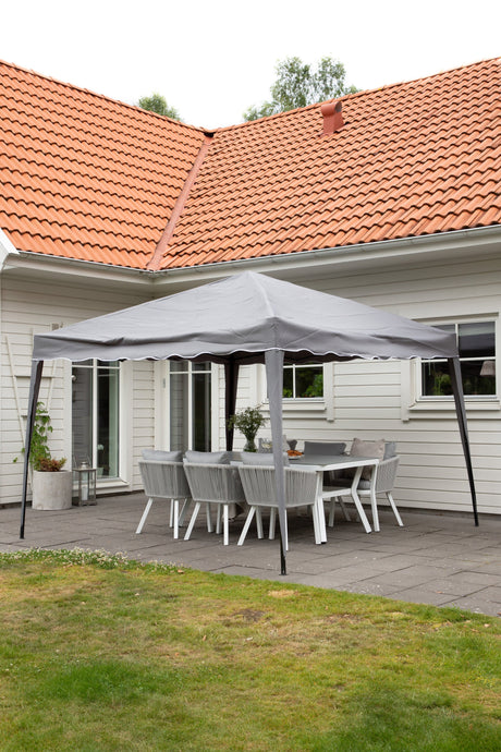 Easy Up Pavillion - grau/Polyester - Pavillions - ALVAHOME