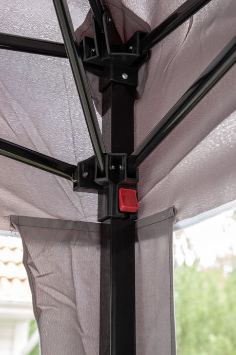 Easy Up Pavillion - grau/Polyester - Pavillions - ALVAHOME
