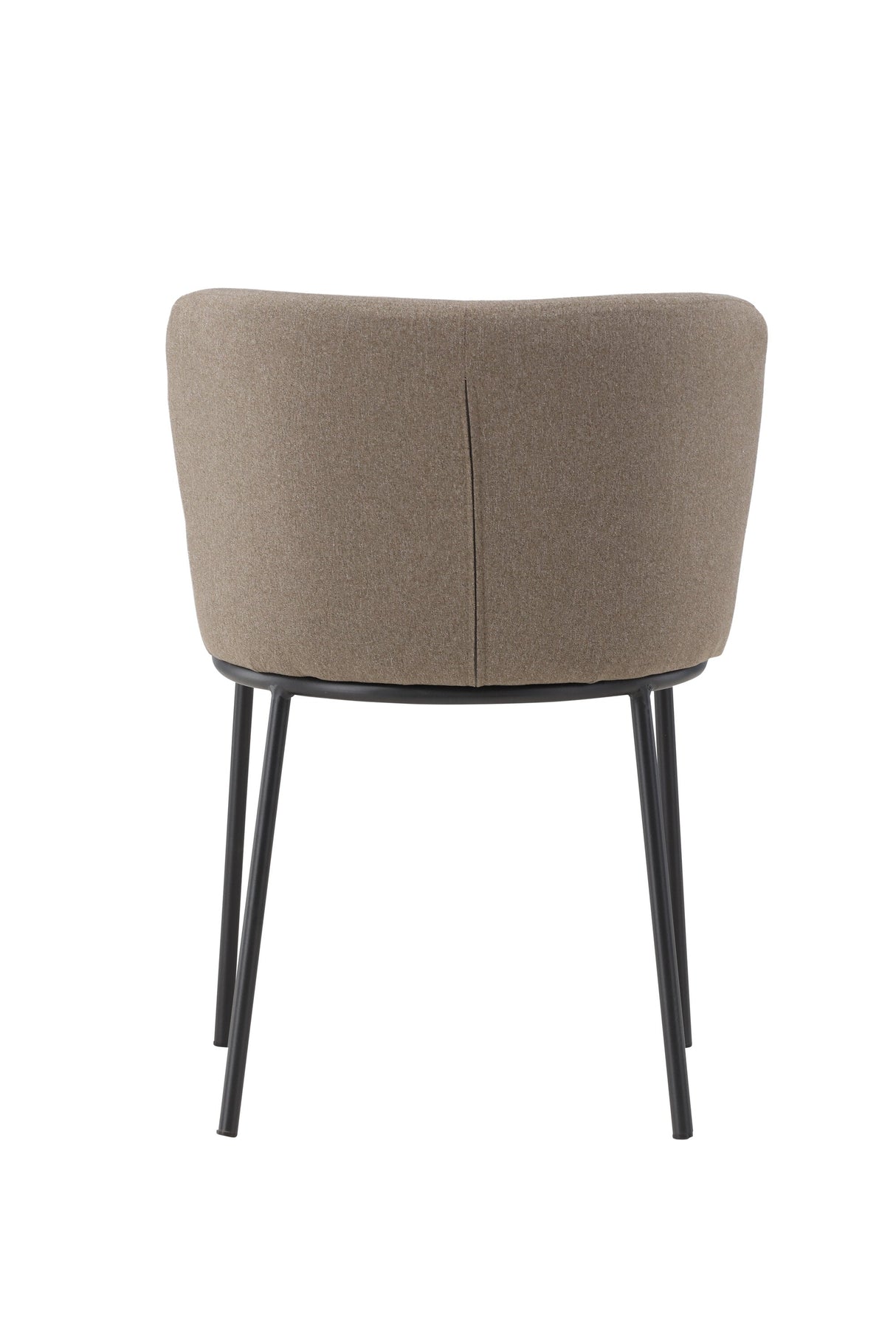 Edina Esszimmerstuhl - braun/Polyester - Leinen - Essstühle - ALVAHOME