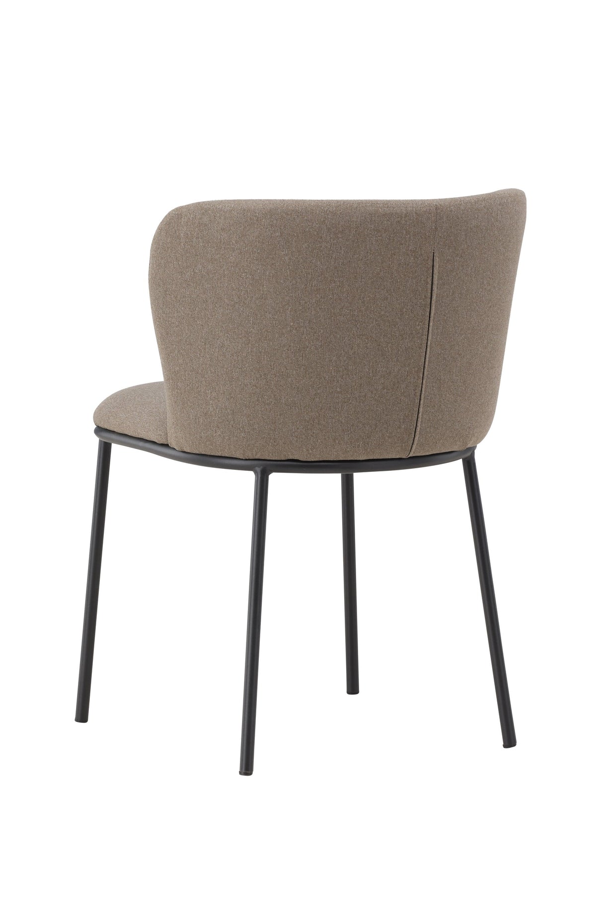 Edina Esszimmerstuhl - braun/Polyester - Leinen - Essstühle - ALVAHOME