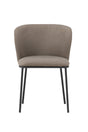 Edina Esszimmerstuhl - braun/Polyester - Leinen - Essstühle - ALVAHOME