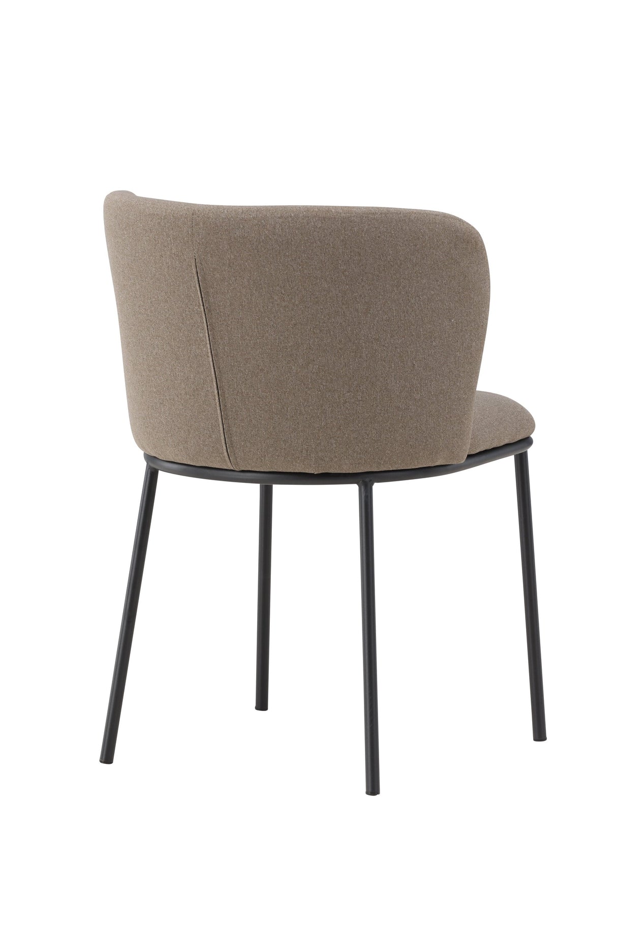 Edina Esszimmerstuhl - braun/Polyester - Leinen - Essstühle - ALVAHOME