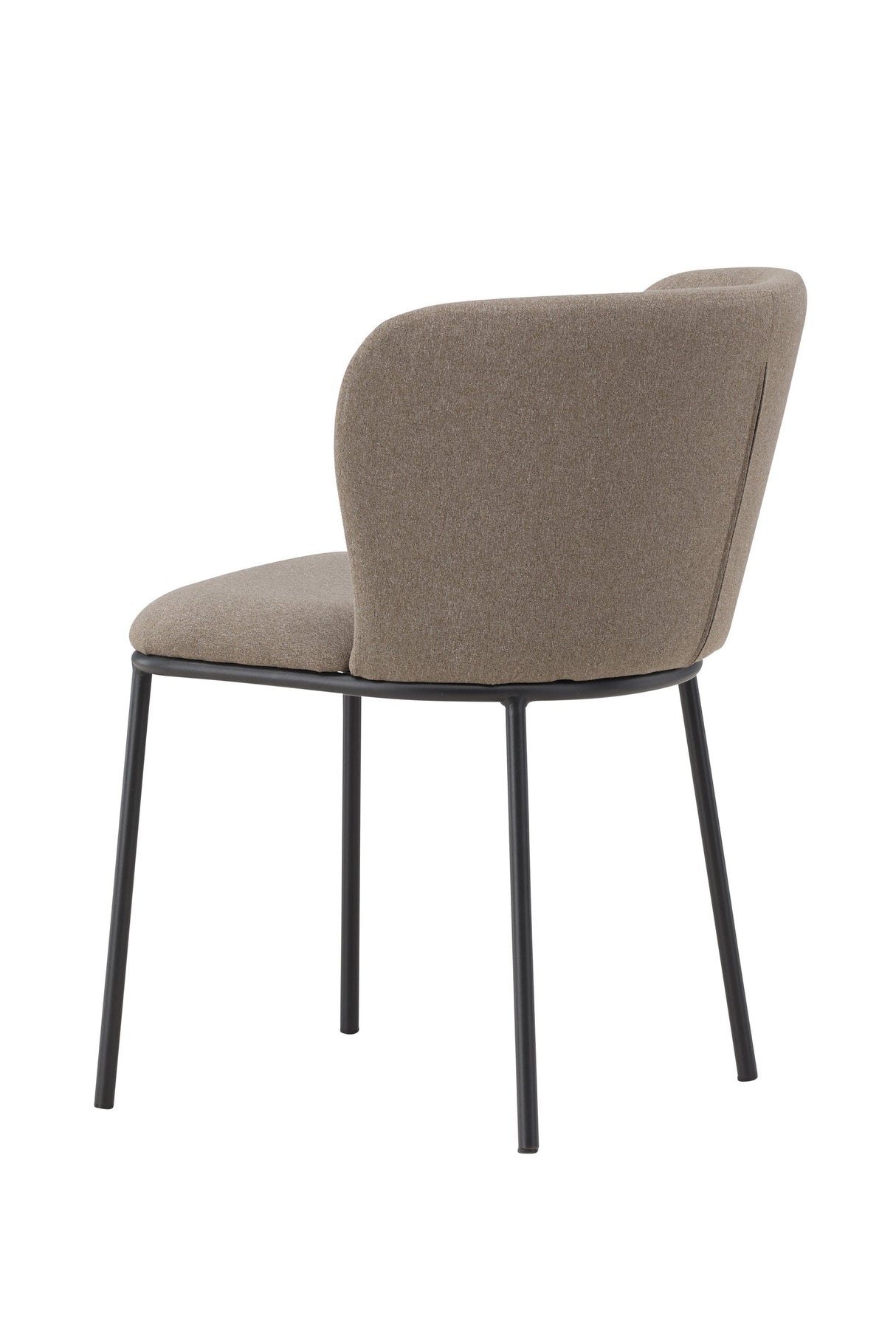 Edina Esszimmerstuhl - braun/Polyester - Leinen - Essstühle - ALVAHOME