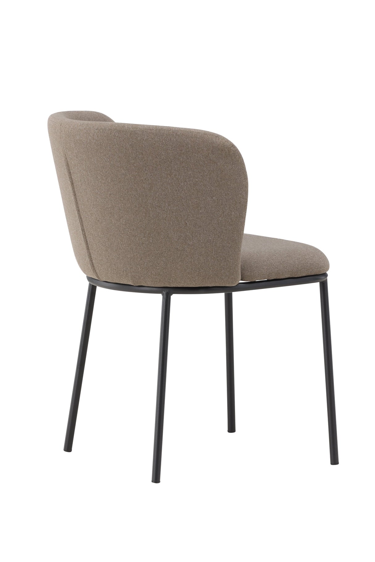 Edina Esszimmerstuhl - braun/Polyester - Leinen - Essstühle - ALVAHOME