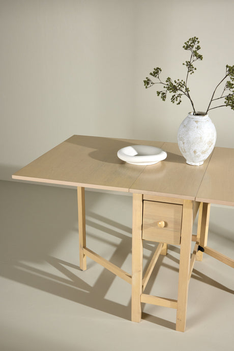 Edward rechteckiger Esstisch - white - wash/MDF - Rechteckige Esstische - ALVAHOME