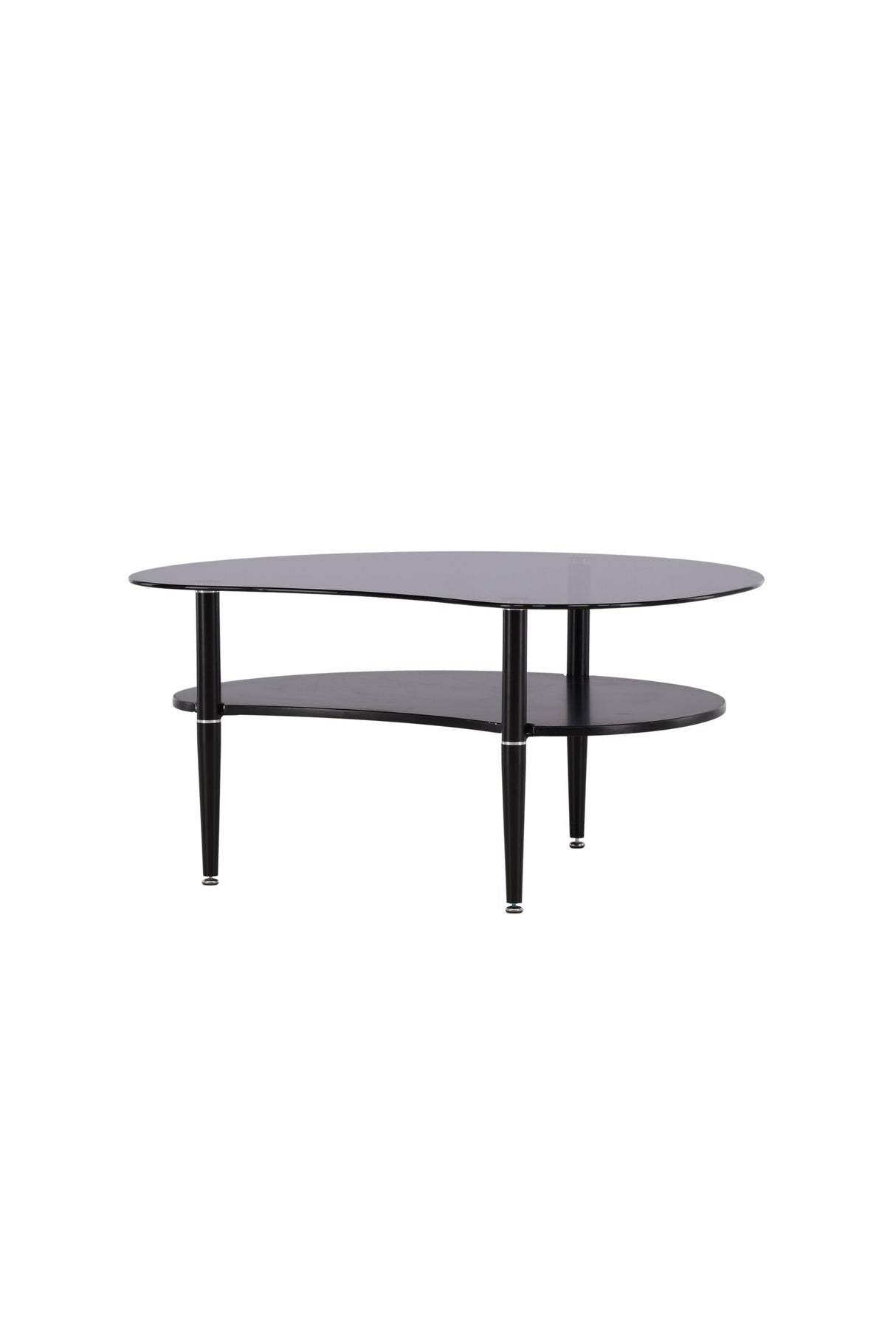 Egg Couchtisch - schwarz/Glas - Couchtische - ALVAHOME