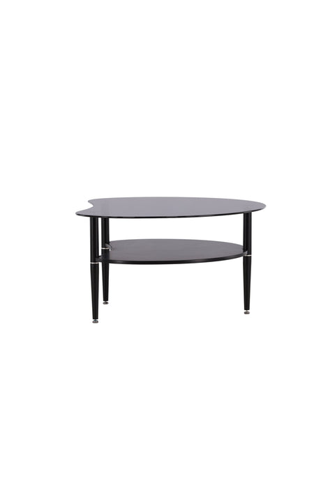 Egg Couchtisch - schwarz/Glas - Couchtische - ALVAHOME