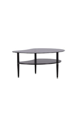 Egg Couchtisch - schwarz/Glas - Couchtische - ALVAHOME