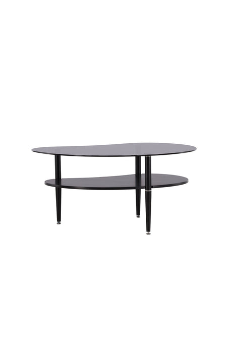 Egg Couchtisch - schwarz/Glas - Couchtische - ALVAHOME