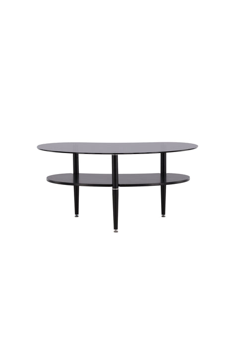 Egg Couchtisch - schwarz/Glas - Couchtische - ALVAHOME