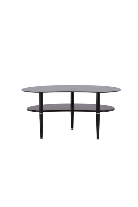 Egg Couchtisch - schwarz/Glas - Couchtische - ALVAHOME