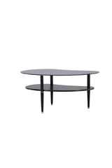 Egg Couchtisch - schwarz/Glas - Couchtische - ALVAHOME