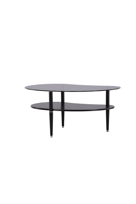 Egg Couchtisch - schwarz/Glas - Couchtische - ALVAHOME