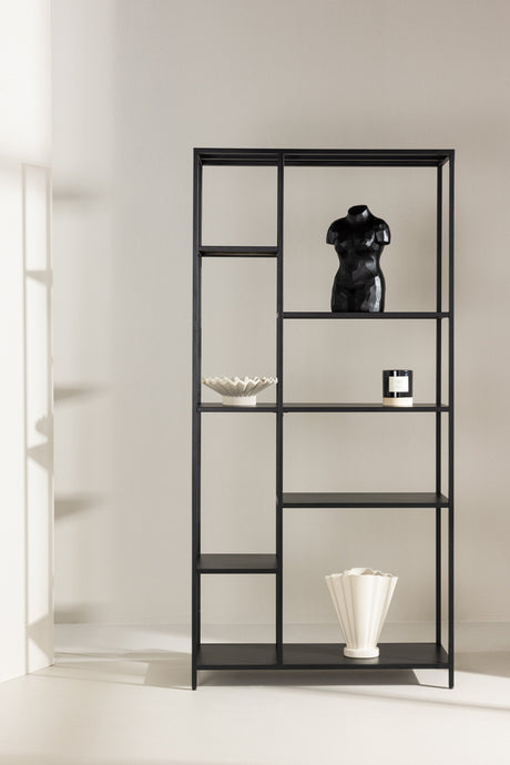 El Alto Regal - schwarz/Stahl - Regale - ALVAHOME