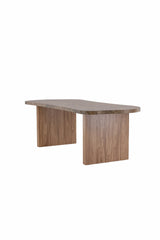 Eleonora ovaler Esstisch - braun/MDF - Ovale Esstische - ALVAHOME