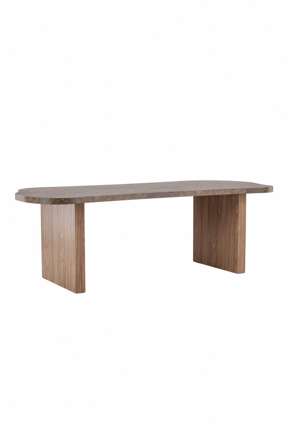 Eleonora ovaler Esstisch - braun/MDF - Ovale Esstische - ALVAHOME