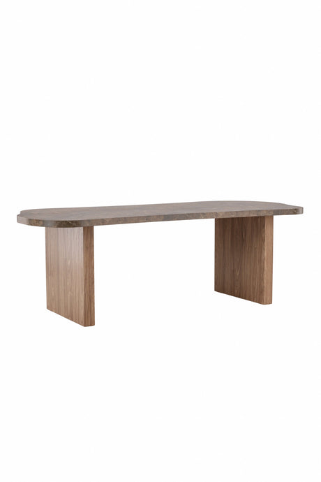 Eleonora ovaler Esstisch - braun/MDF - Ovale Esstische - ALVAHOME