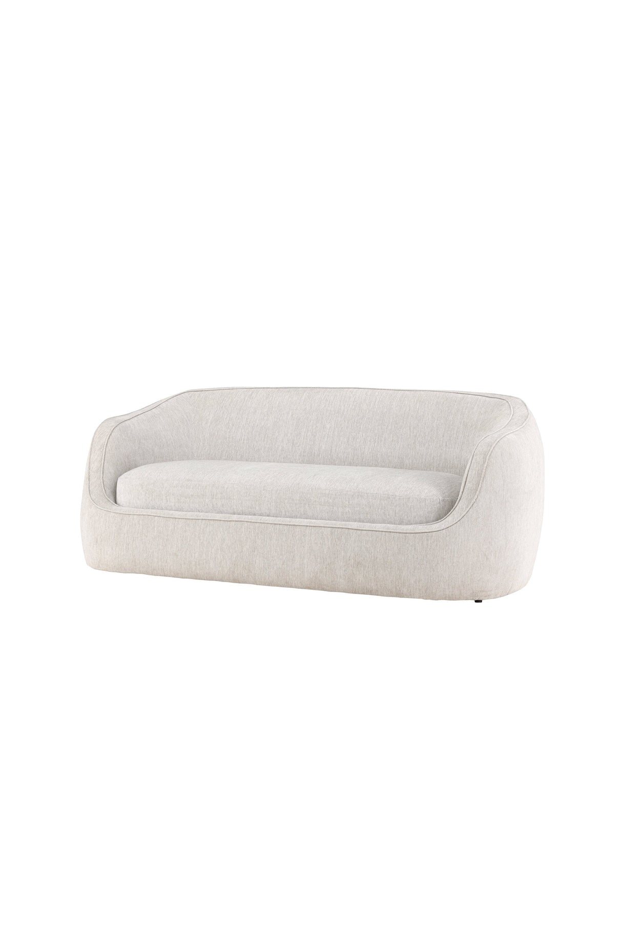 Elio 3 - Sitzer Sofa - hellgrau/Polyester - 3 - Sitzer Sofas - ALVAHOME