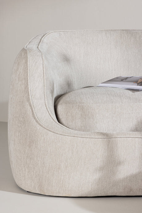 Elio 3 - Sitzer Sofa - hellgrau/Polyester - 3 - Sitzer Sofas - ALVAHOME
