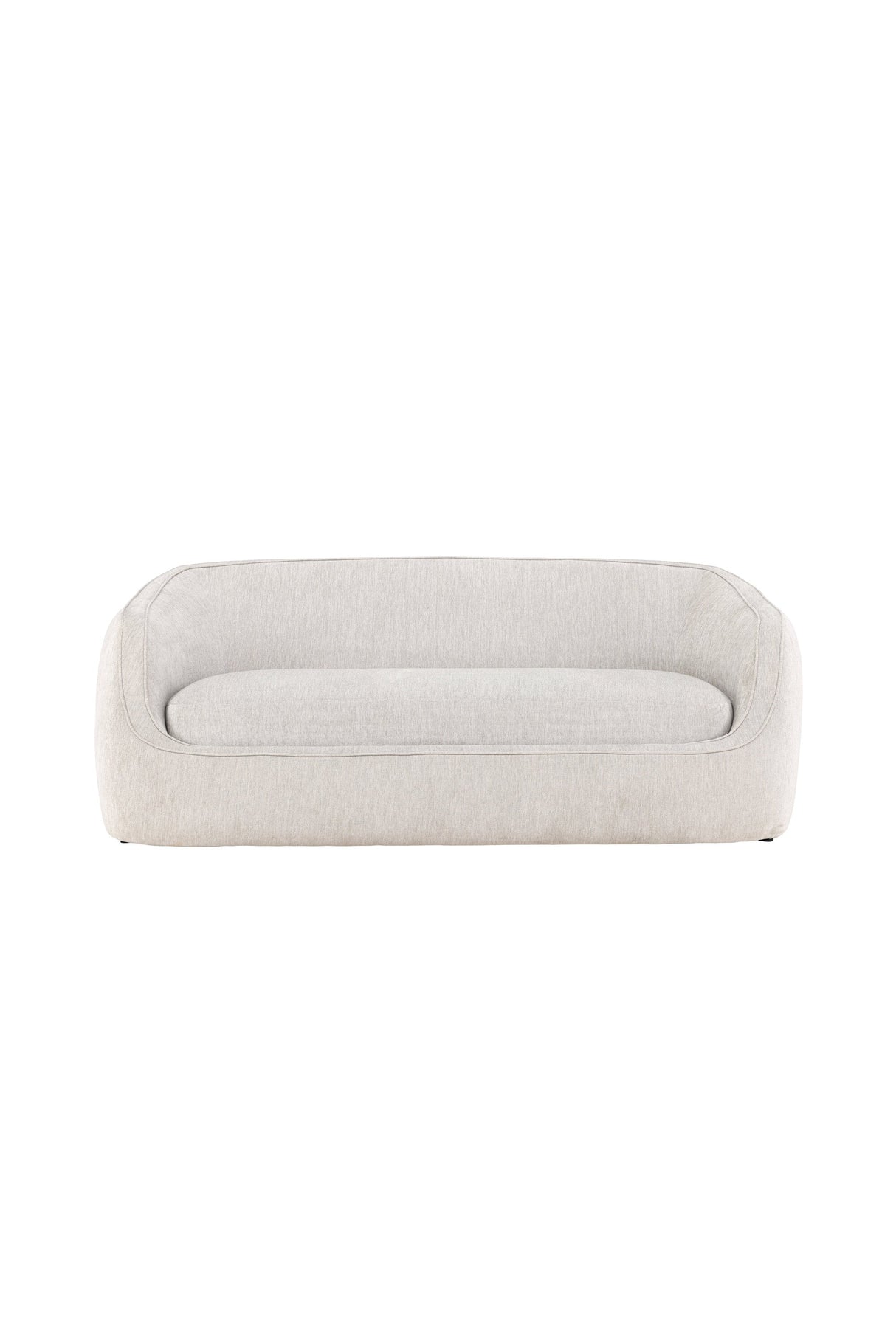 Elio 3 - Sitzer Sofa - hellgrau/Polyester - 3 - Sitzer Sofas - ALVAHOME