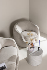 Elio Sessel - hellgrau/Polyester - Sessel - ALVAHOME