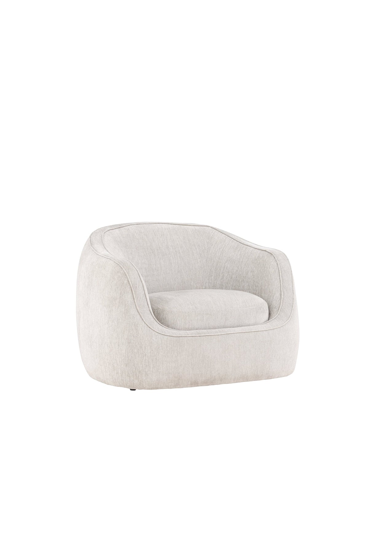 Elio Sessel - hellgrau/Polyester - Sessel - ALVAHOME