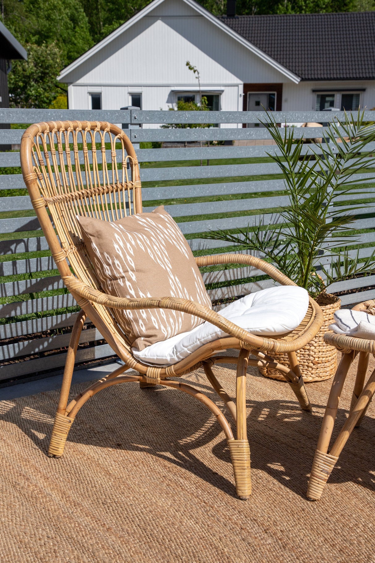 Ella Outdoor Lounge - Stuhl - natur/Rattan - Accent Chair - ALVAHOME