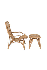 Ella Outdoor Lounge - Stuhl - natur/Rattan - Accent Chair - ALVAHOME