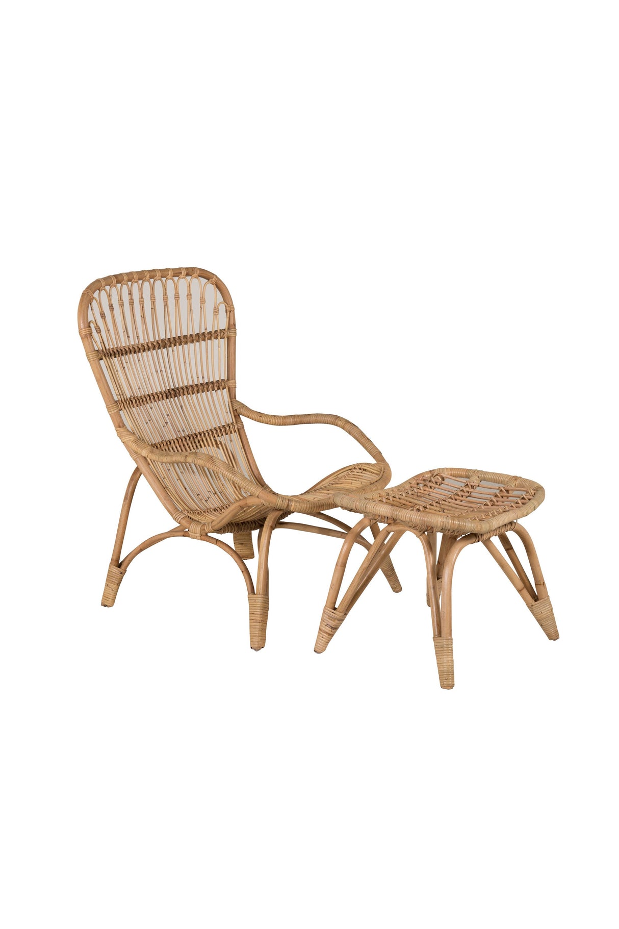 Ella Outdoor Lounge - Stuhl - natur/Rattan - Accent Chair - ALVAHOME