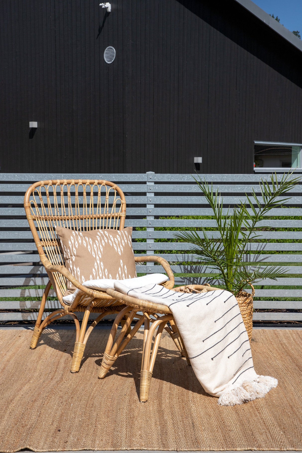 Ella Outdoor Lounge - Stuhl - natur/Rattan - Accent Chair - ALVAHOME